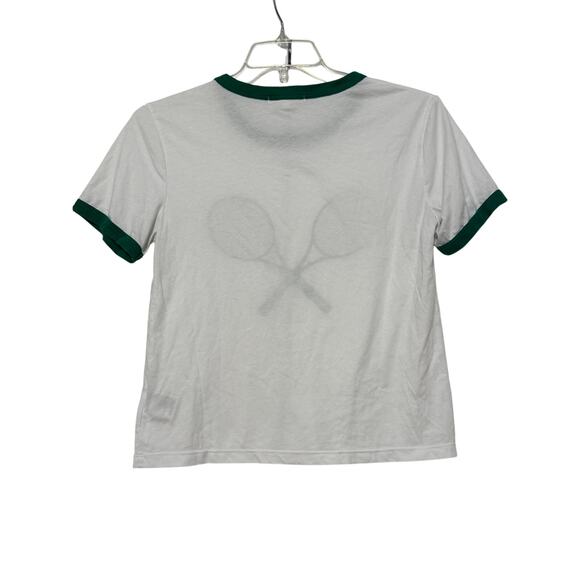 Urban Outfitters Truly Madly Deeply Tennis Ringer Tee, Size L - Picture 2 of 7
